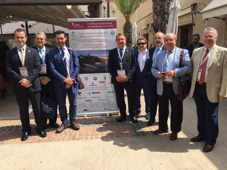 Asistimos al Congreso de la  Societá di Ortopedia e Traumatologia del Italia Meridionale e Insulare en ALGUERO 2016