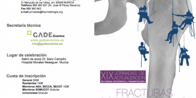 XIX Jornadas de Actualización en COT: Fracturas osteoporóticas de cadera. Abordaje multidisciplinar